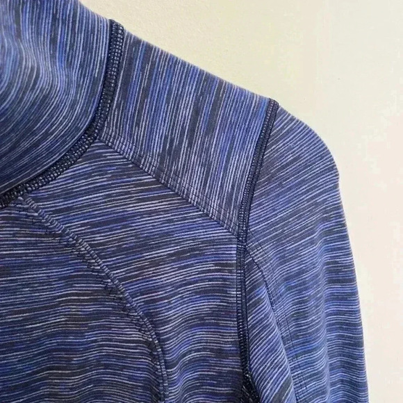 RARE Lululemon Full Zip Nice Asana Jacket - Wee Are From Space Cadet Blue - Picture 13 of 16